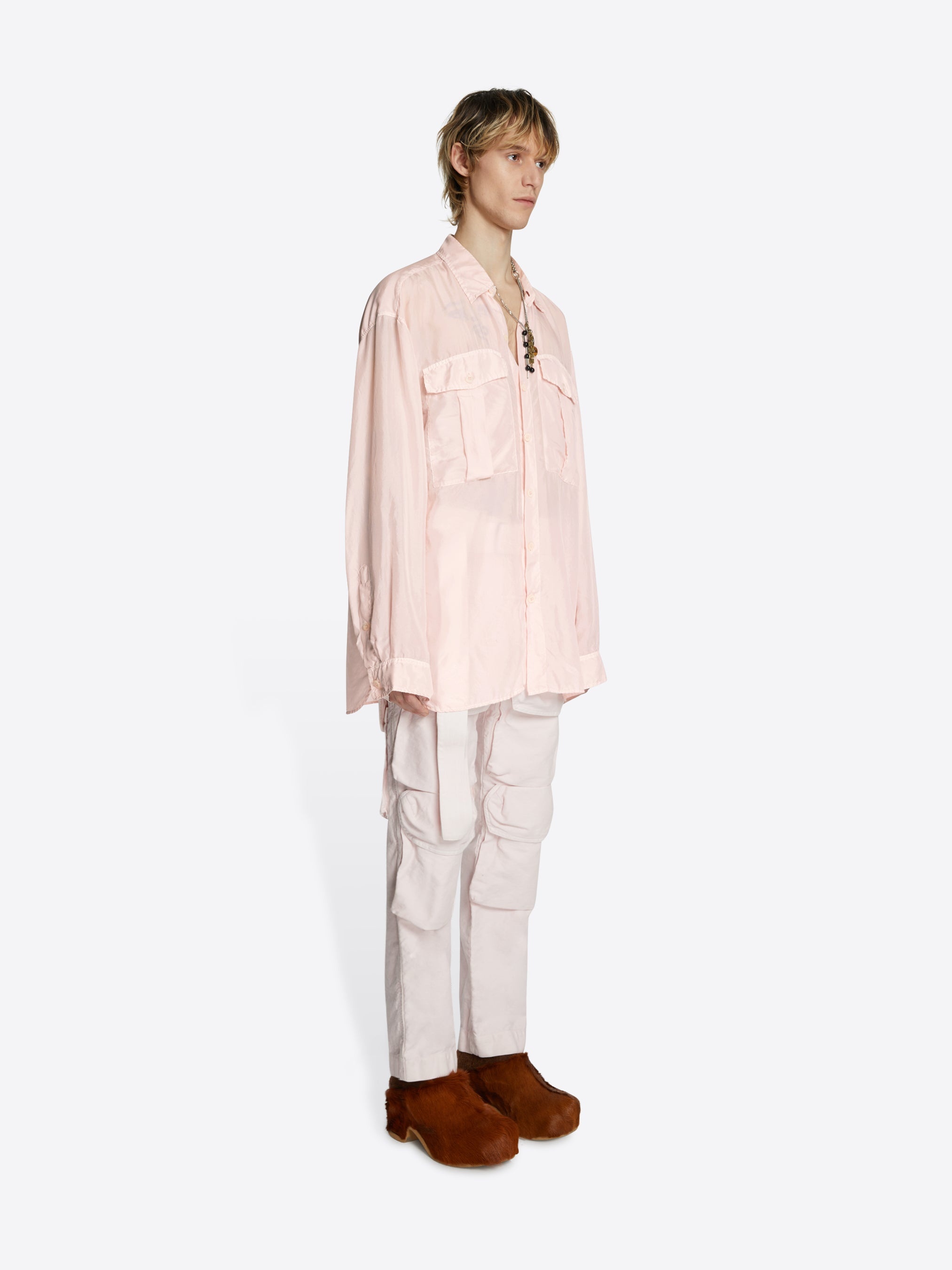 SILK MILITARY SHIRT - 3