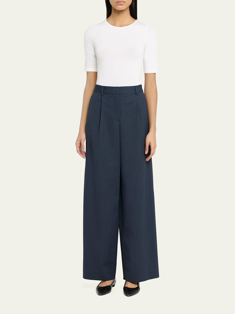 TWP Hudson St Pants in Denim Look Suiting outlook