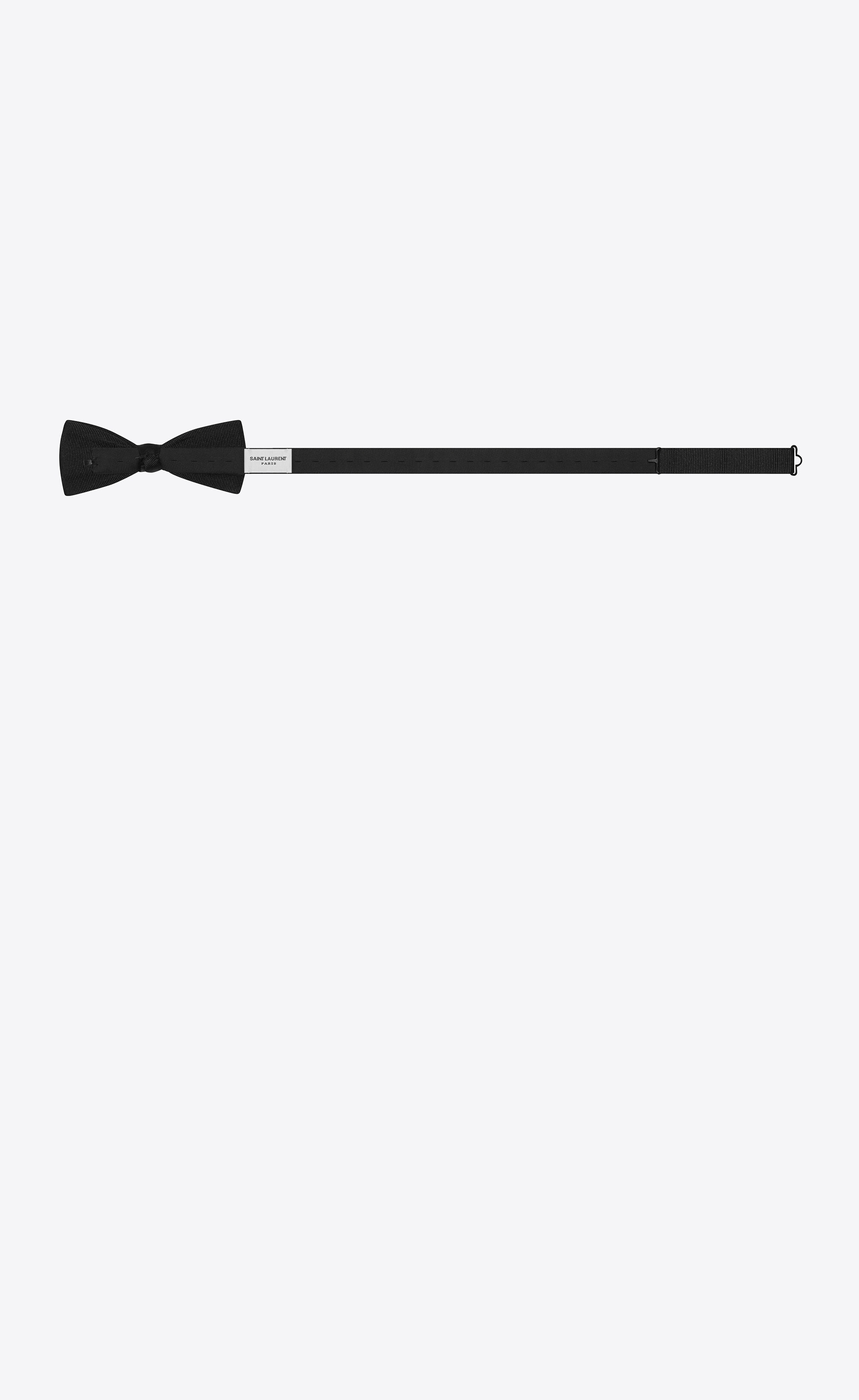 yves bow tie in black grosgrain - 4