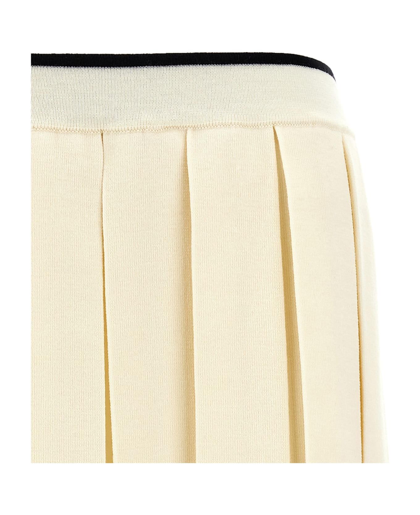 Knitted Pleated Skirt - 3