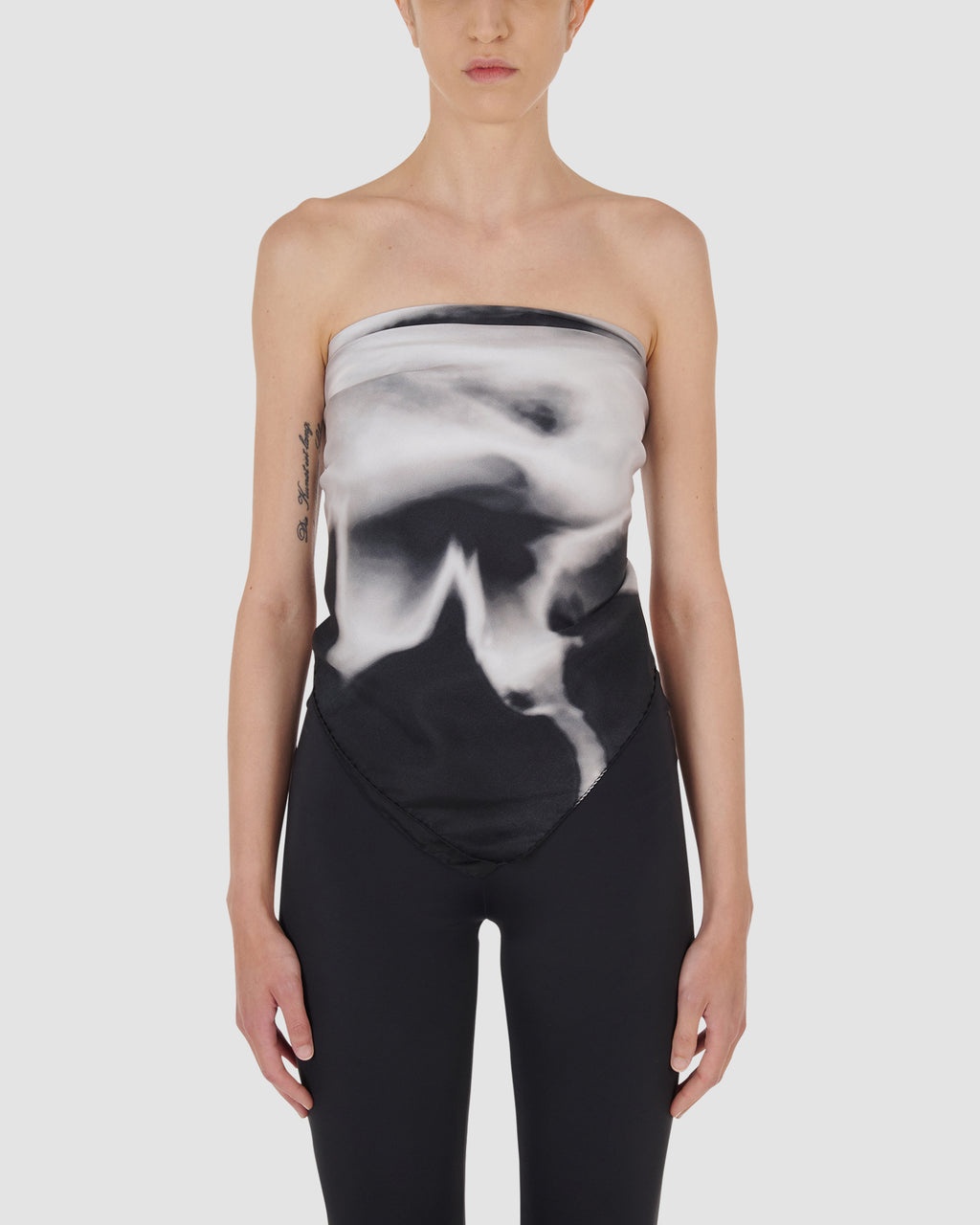 PRINTED FOULARD TOP - 4