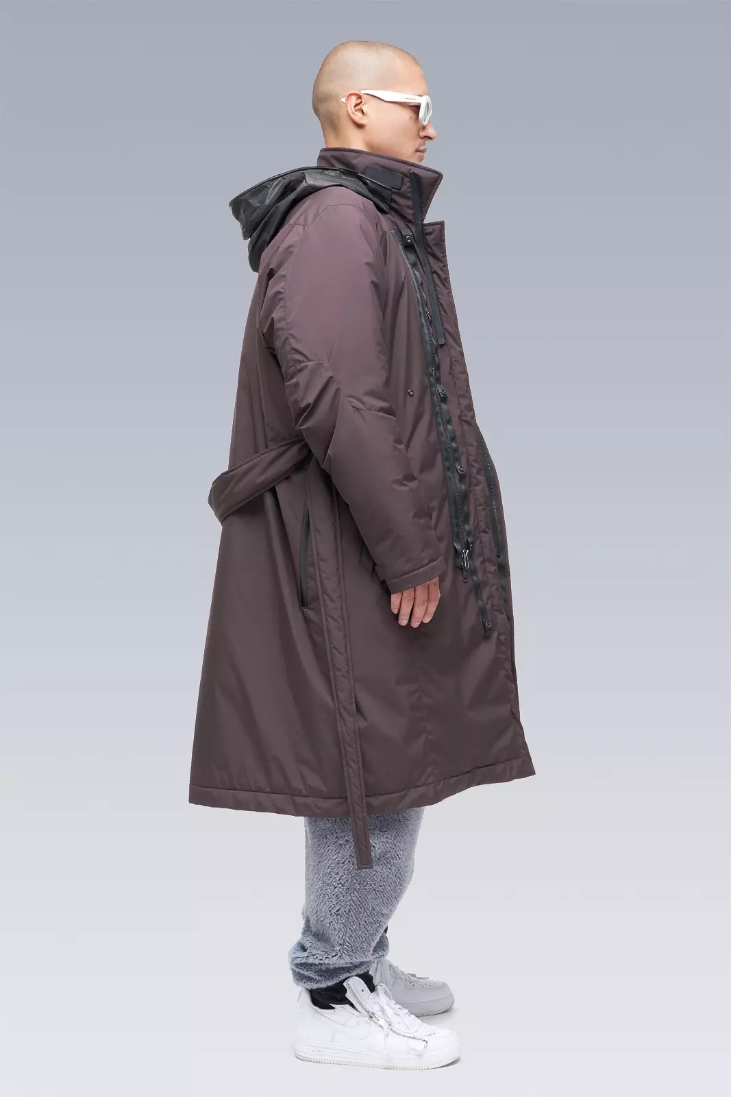 J99-WS 2L Gore-Tex Infinium™ Windstopper® Climashield® Coat Schwarzrot - 3