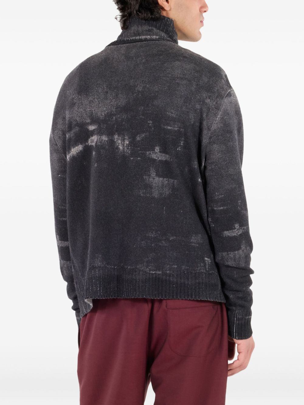 turtleneck wool sweater - 4