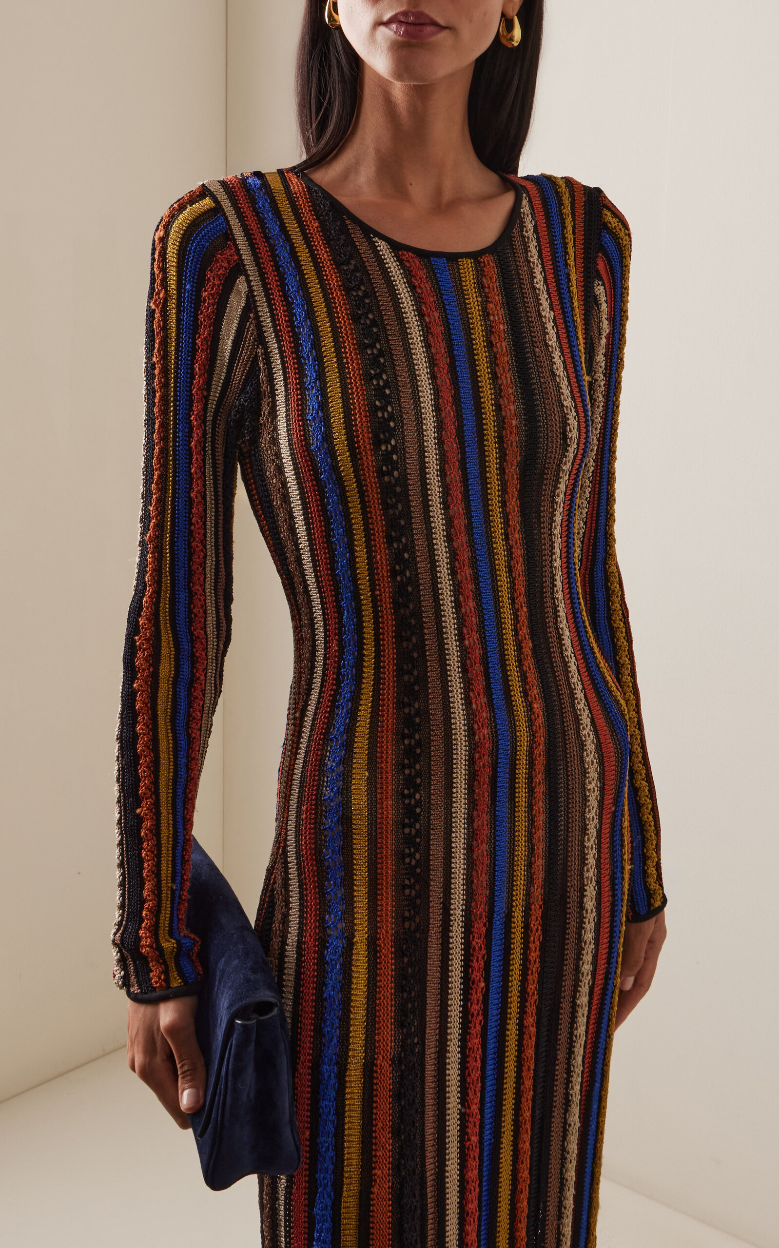 Albie Striped Knit Maxi Dress stripe - 3