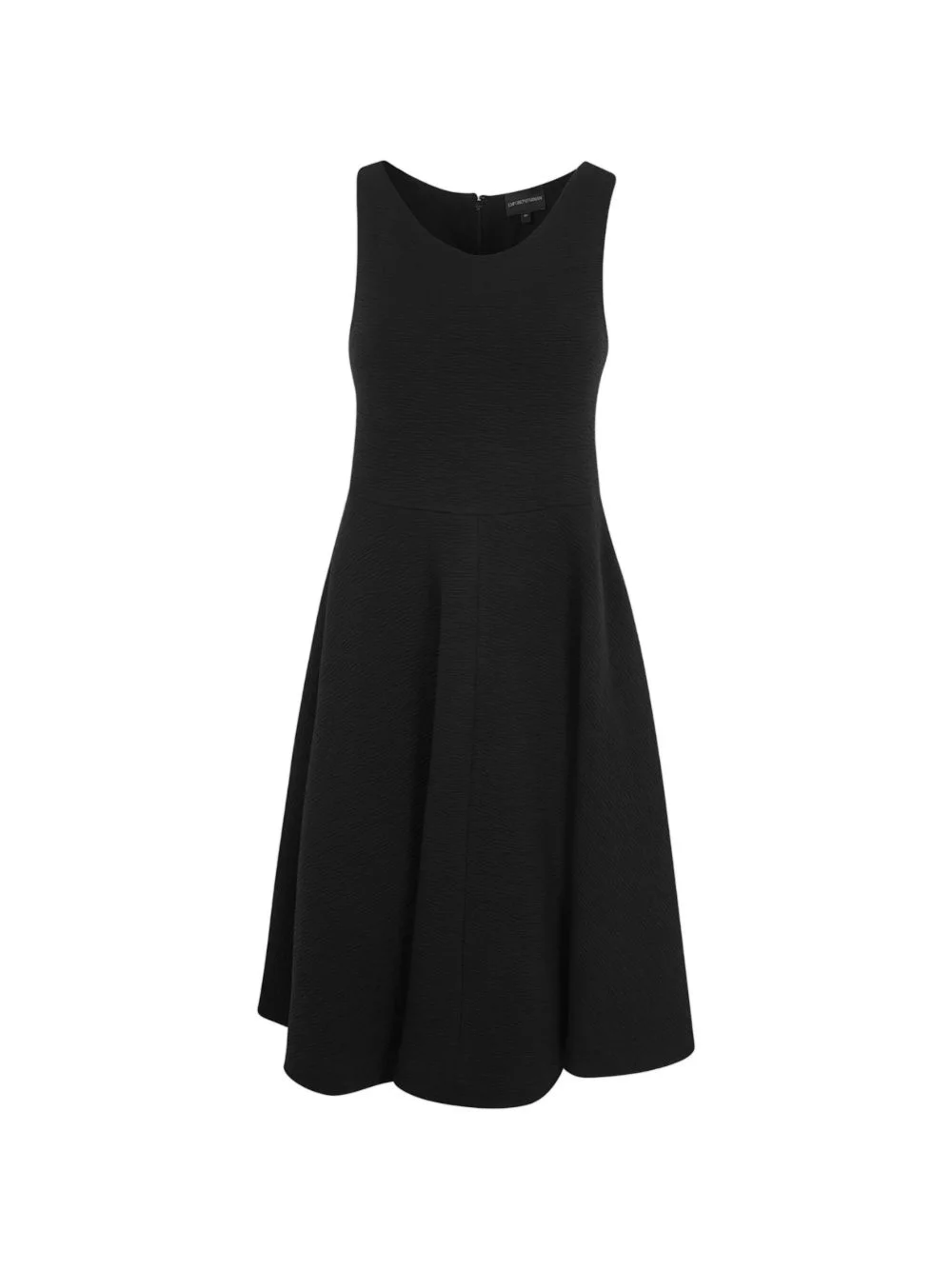 textured sleeveless dress - 1