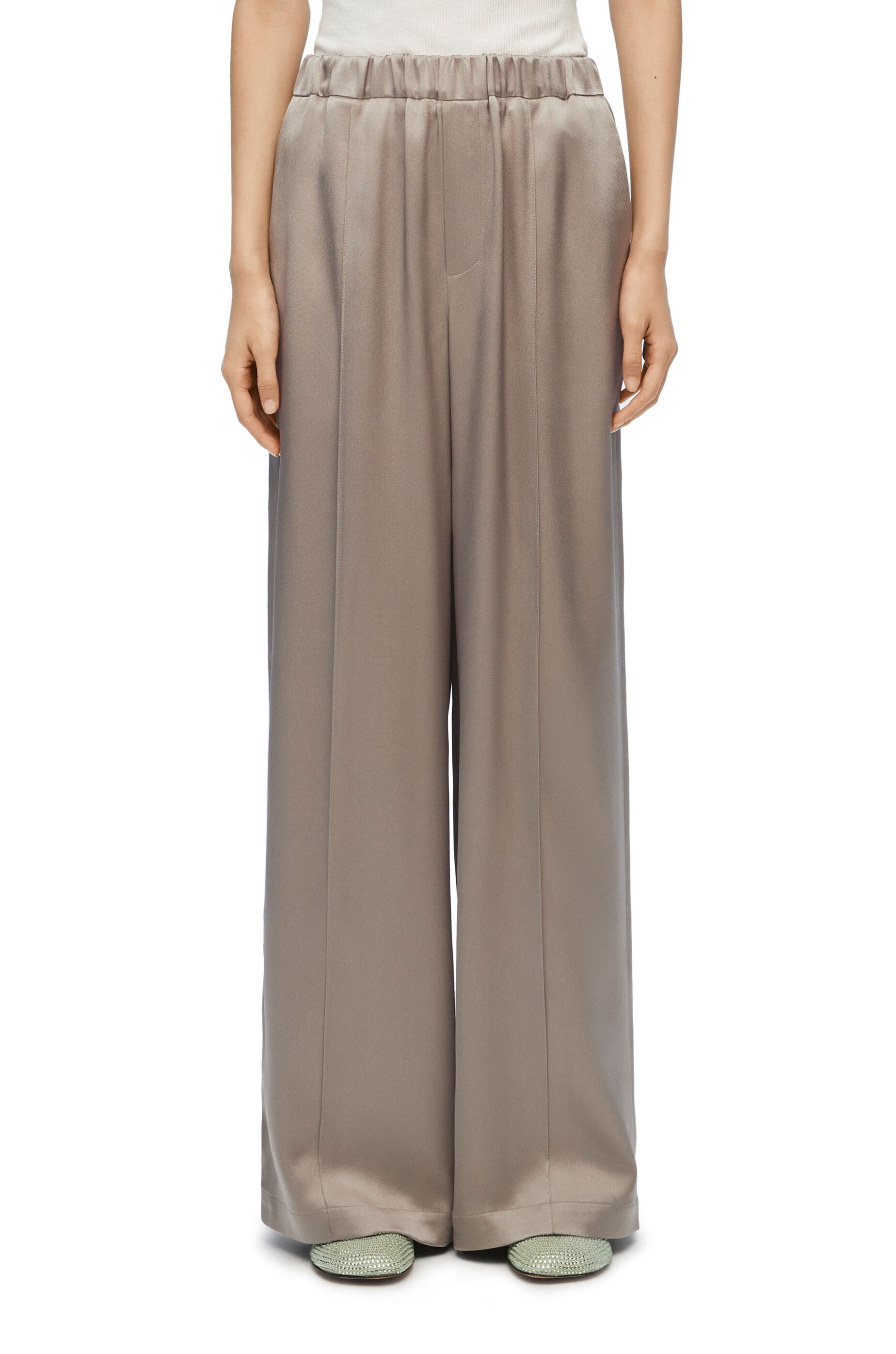 Pyjama trousers in silk - 3