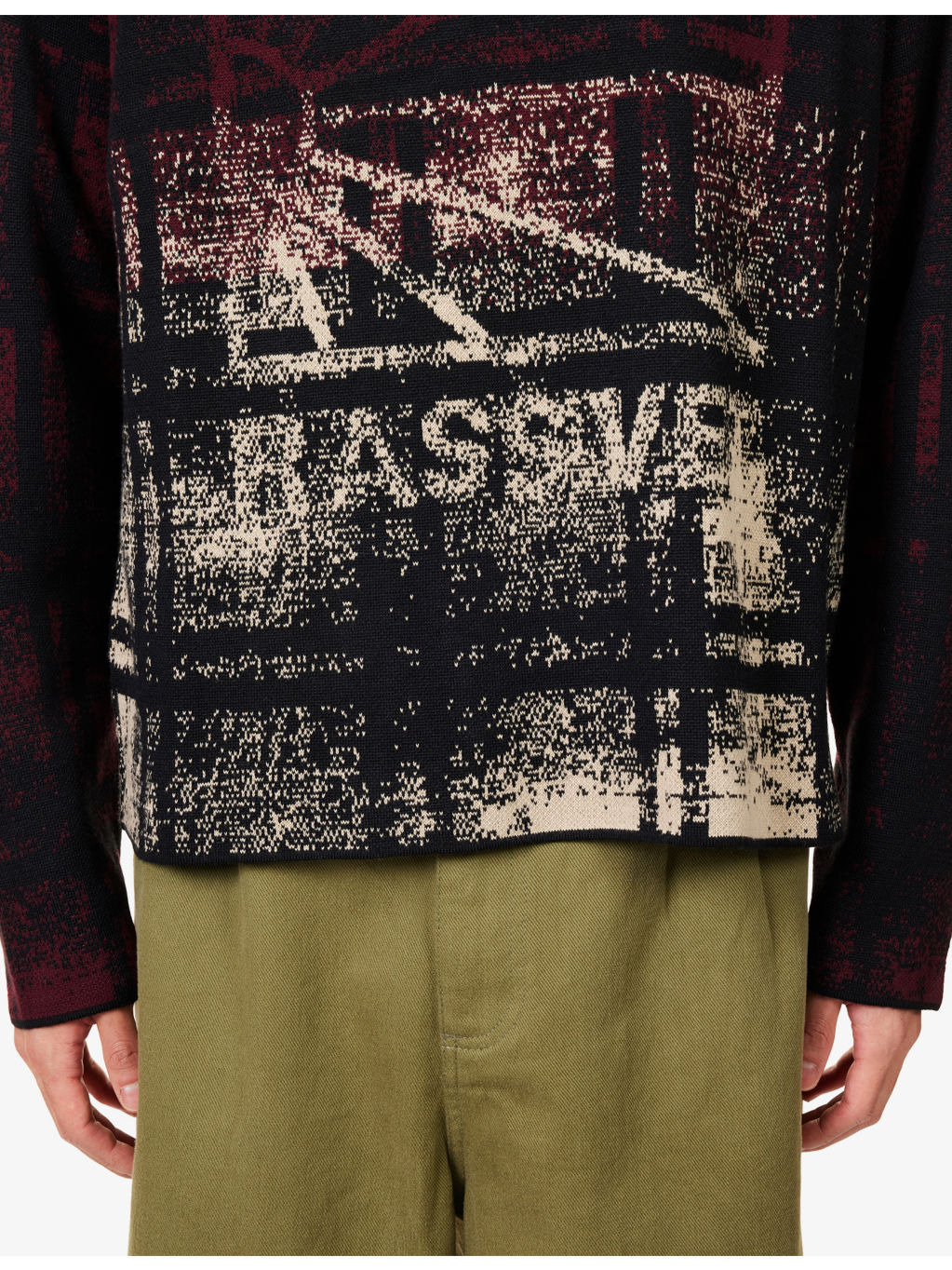 Graphic-Logo Crewneck Knitted Jumper - 5