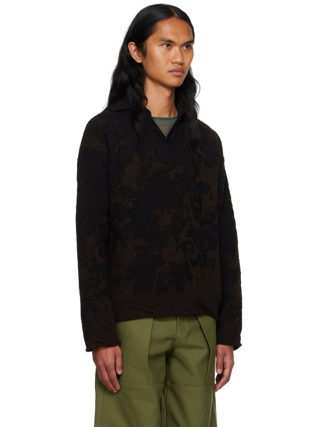 Black & Brown Sailor Sweater - 2
