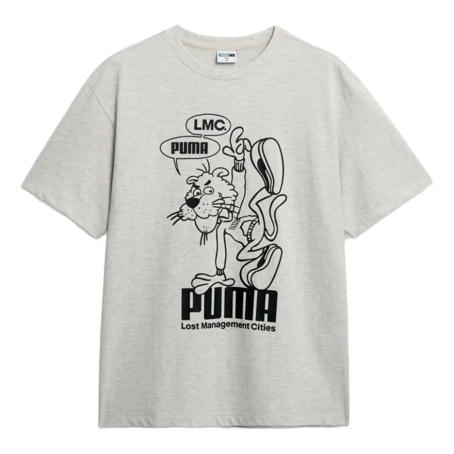 PUMA x LMC Graphic Tee 'Grey' 940067-02 - 1