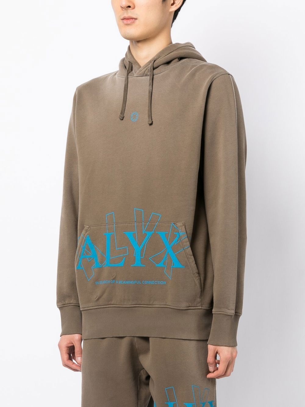 logo-print pullover hoodie - 3