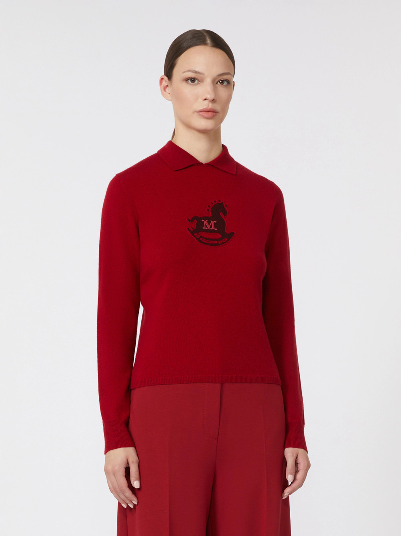 FORMICA Wool and cashmere slim sweater - DARK RED 3