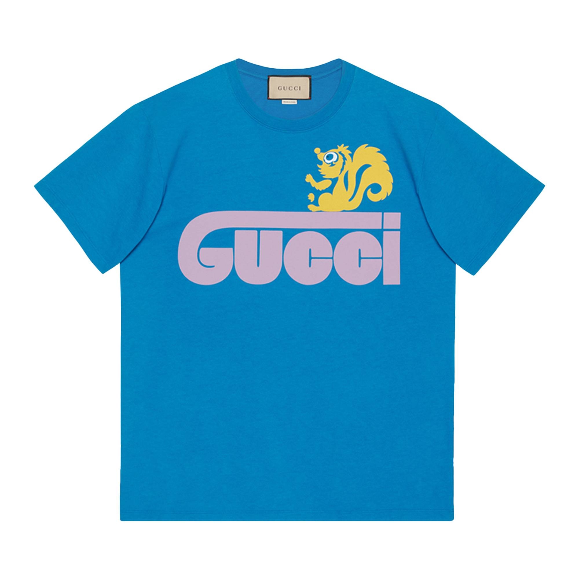 Gucci Retro Skunk Print T-Shirt 'Royal Blue' - 1