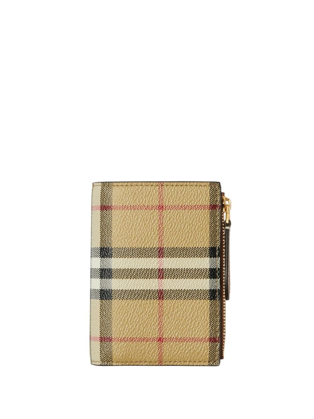 Vintage Check-pattern bi-fold wallet - 1