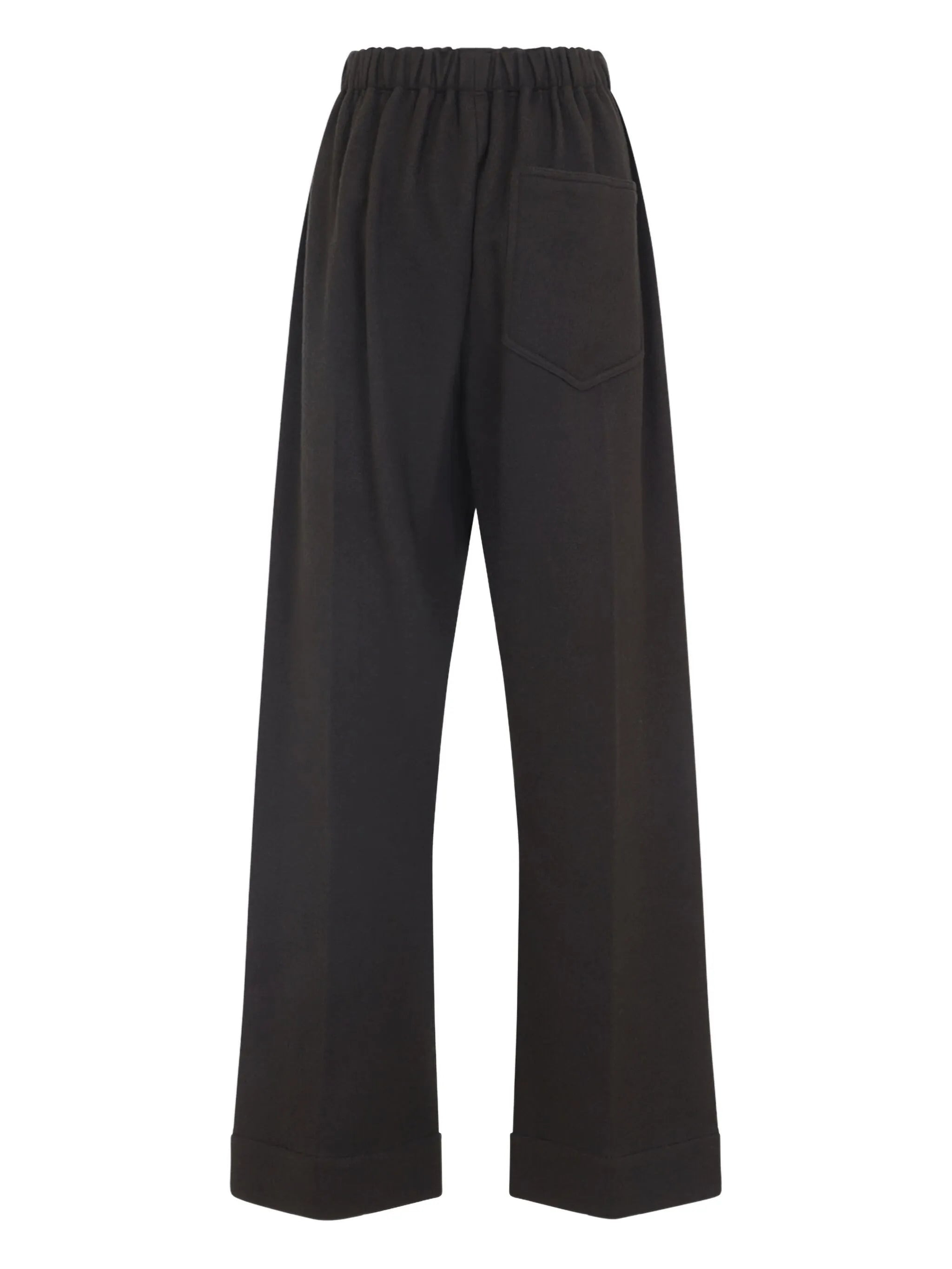 Carven Elasticated-waist Cuffed Straight Trousers - 2
