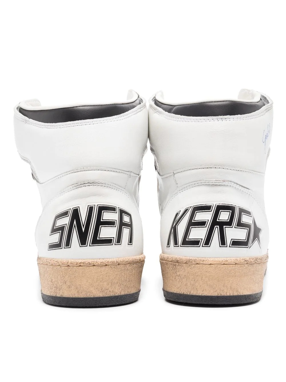 star-patch lace-up sneakers - 4