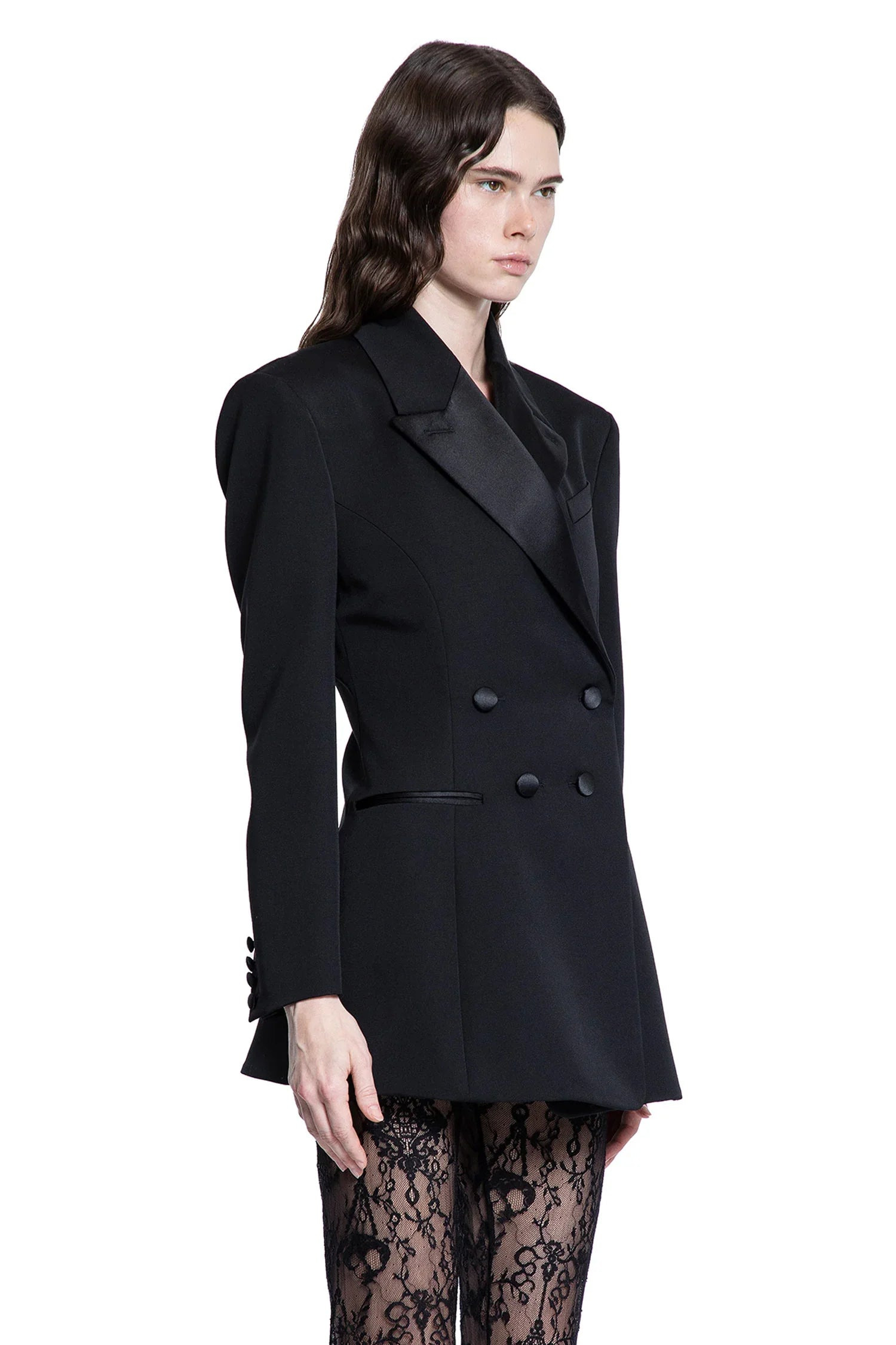 Pleated-Wool-Blazer - 2