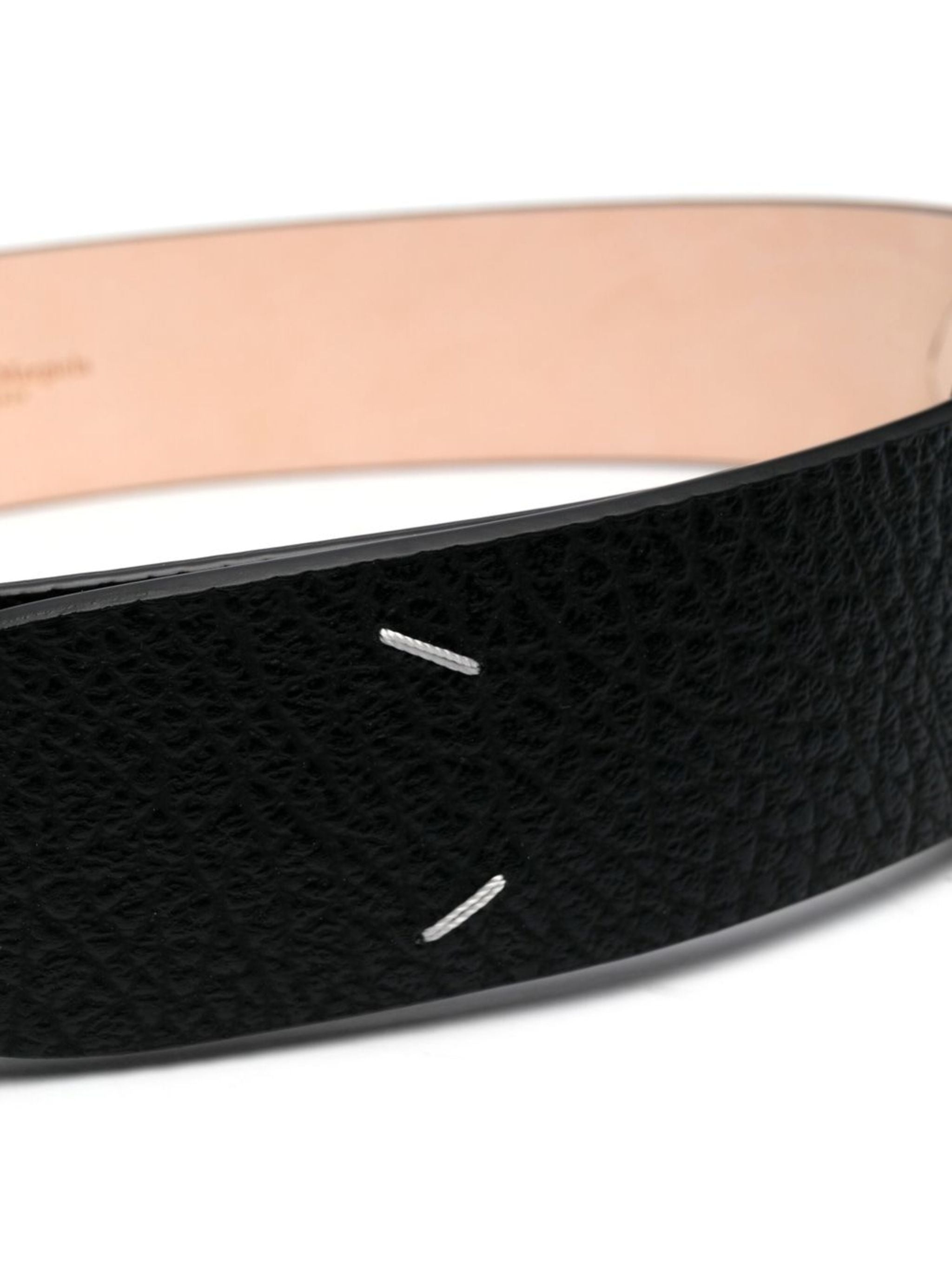 Grained Four-stitch Belt - 2