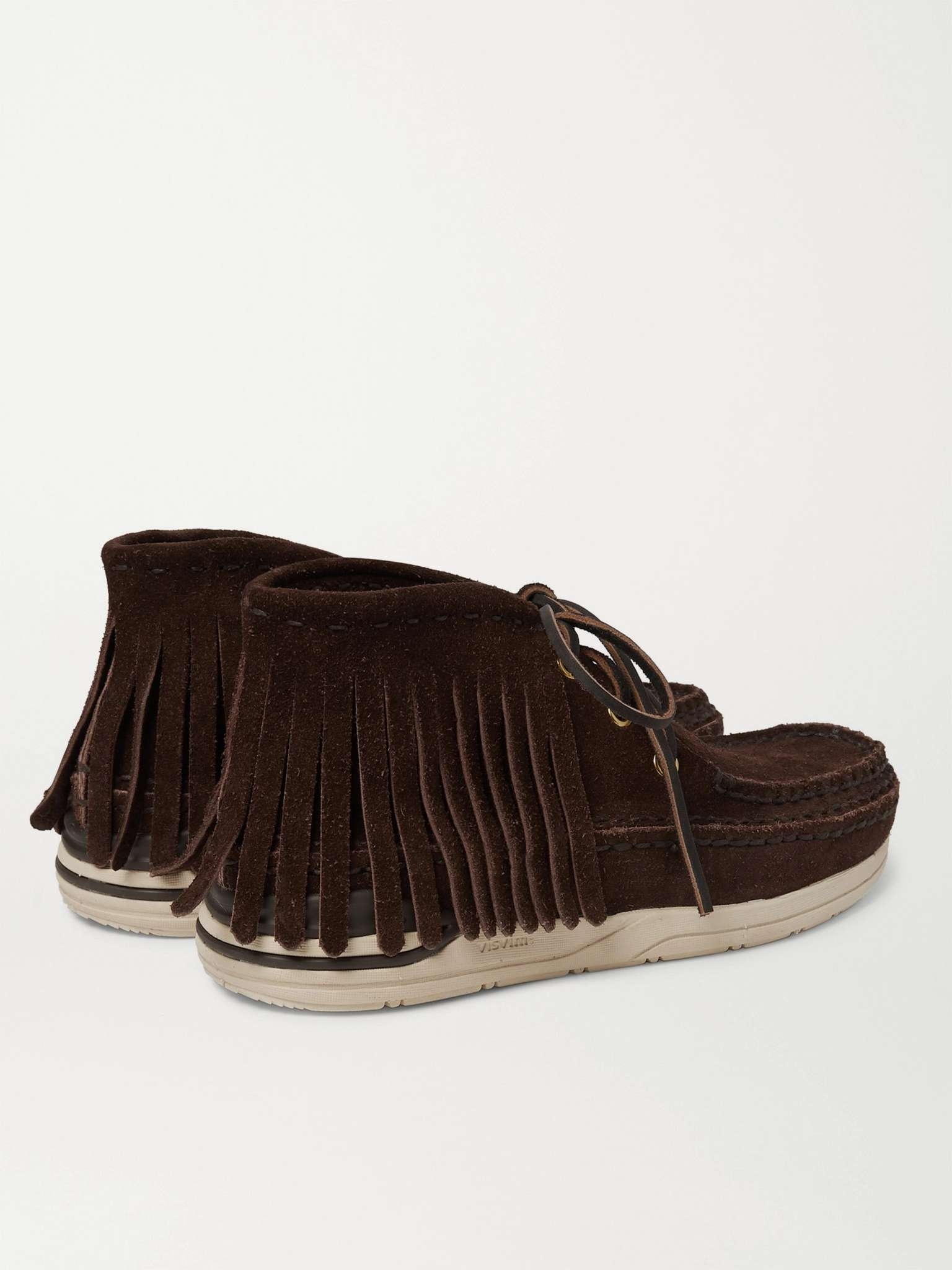 Voyageur Shaman Fringed Suede Boots - 5