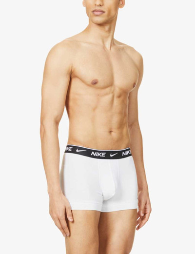 Nike Pack of three branded regular-fit stretch-cotton trunks outlook