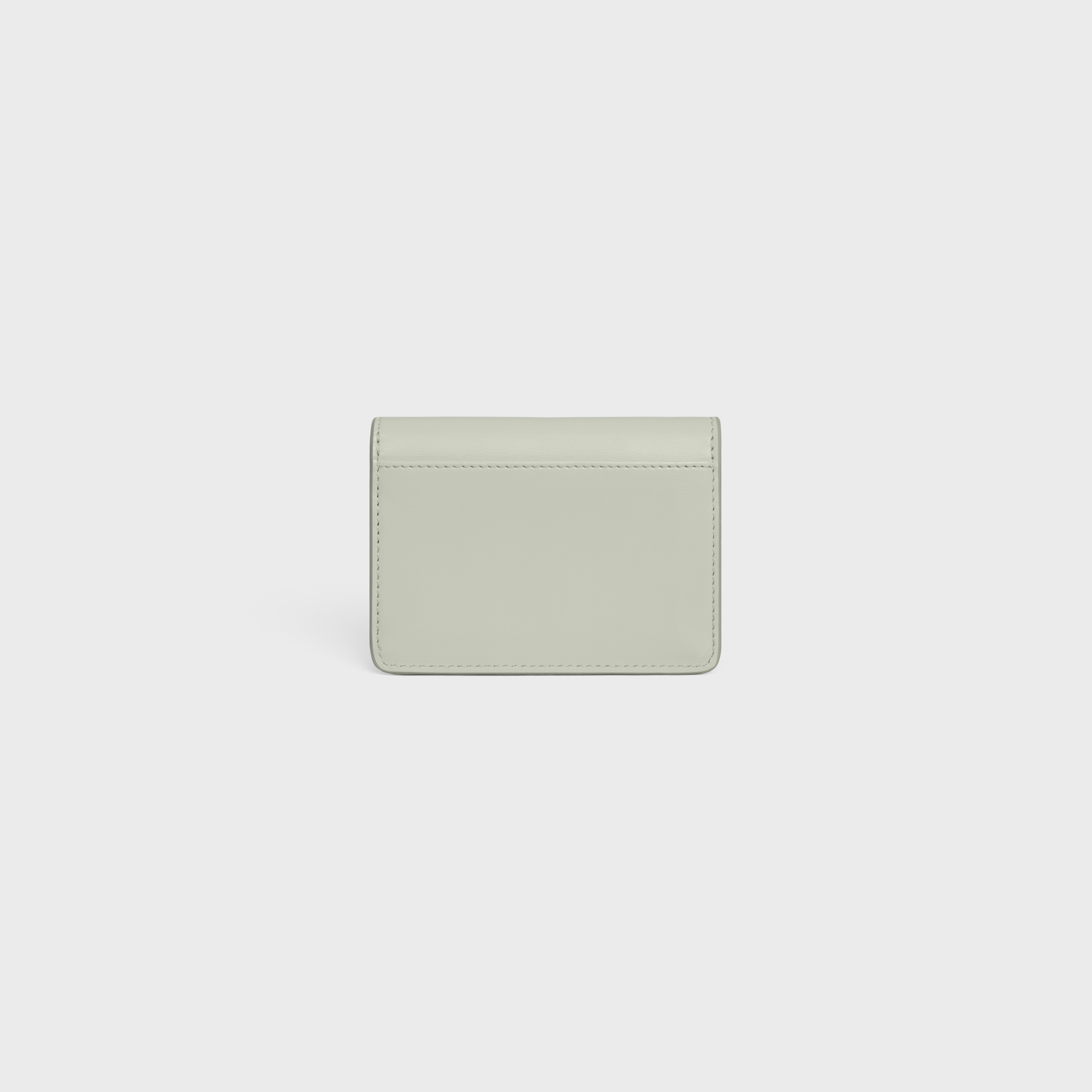 CARD HOLDER WITH FLAP TRIOMPHE in Shiny calfskin - 3