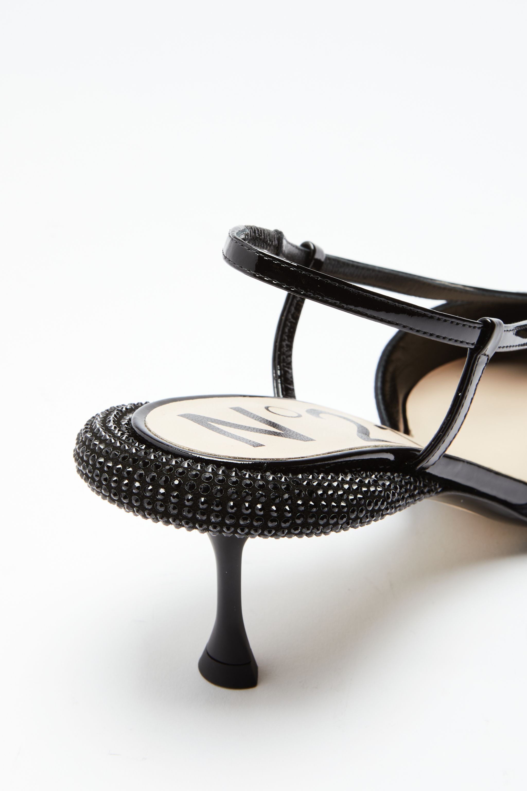 CRYSTAL-EMBELLISHED SLINGBACK PUMPS - 5