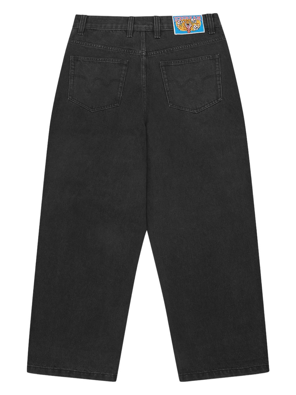 dog-print jeans - 2