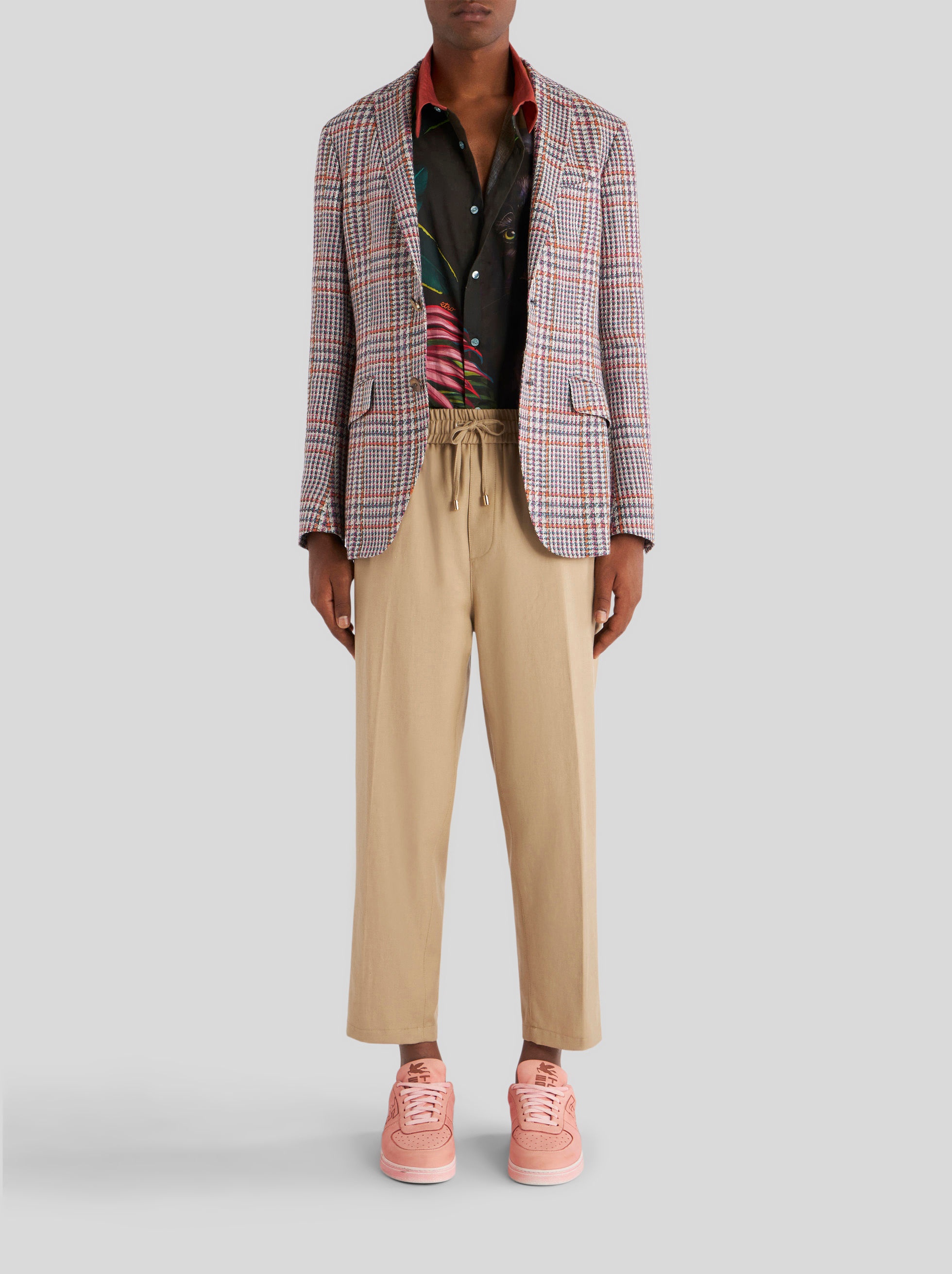 TAILORED PRINCE OF WALES CHECK JACKET - 3