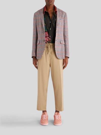 Etro TAILORED PRINCE OF WALES CHECK JACKET outlook