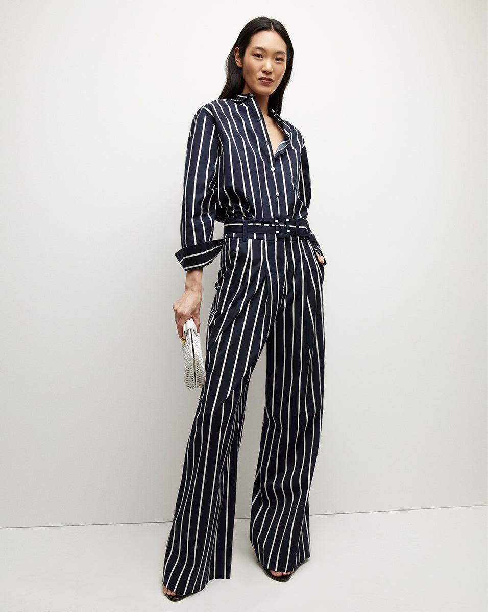 LLOYD STRIPED BUTTON-DOWN SHIRT - 6