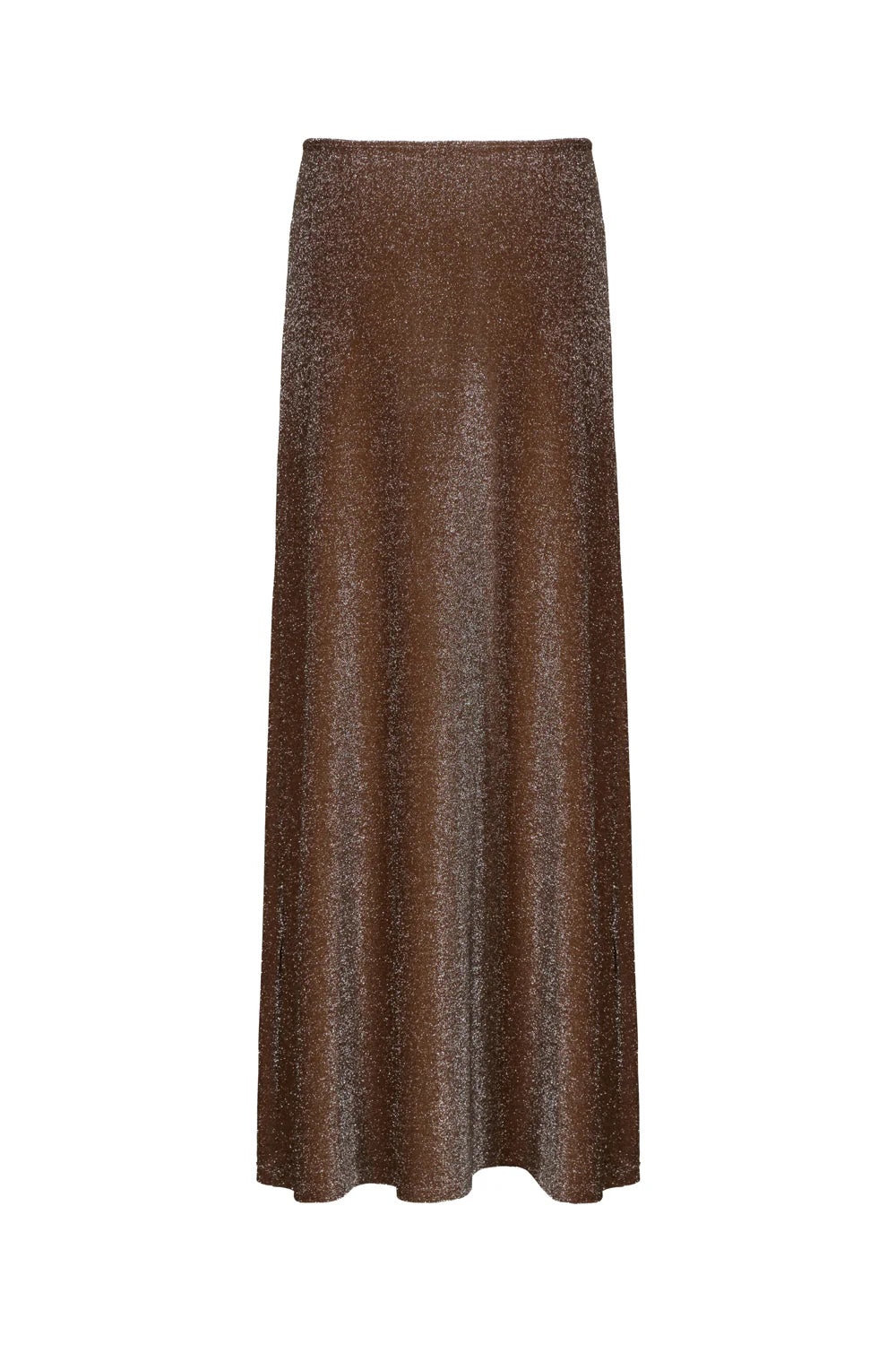 Chocolate Rainstorm Midi Skirt - 5