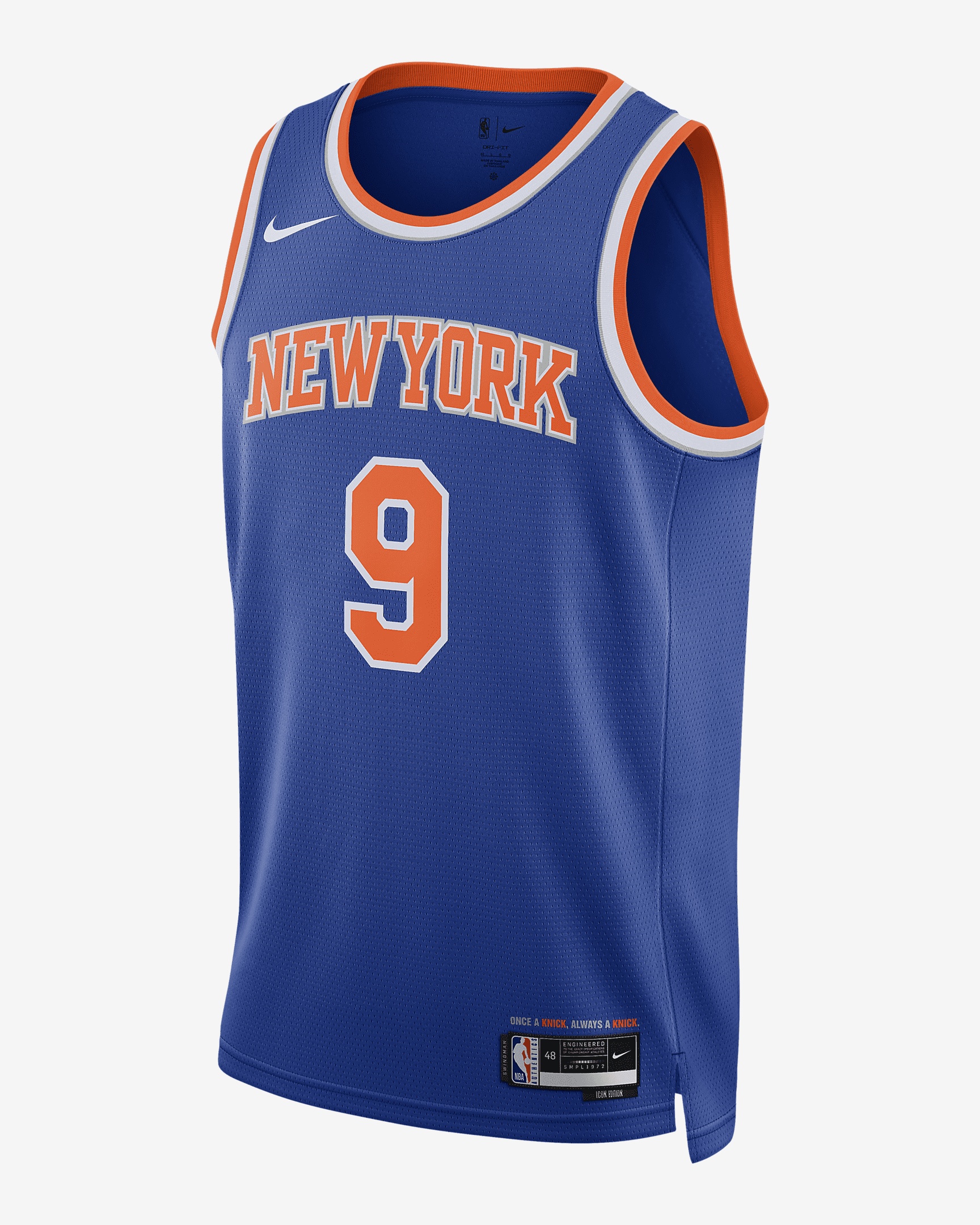 New York Knicks Icon Edition 2022/23 Nike Men's Dri-FIT NBA Swingman Jersey - 1