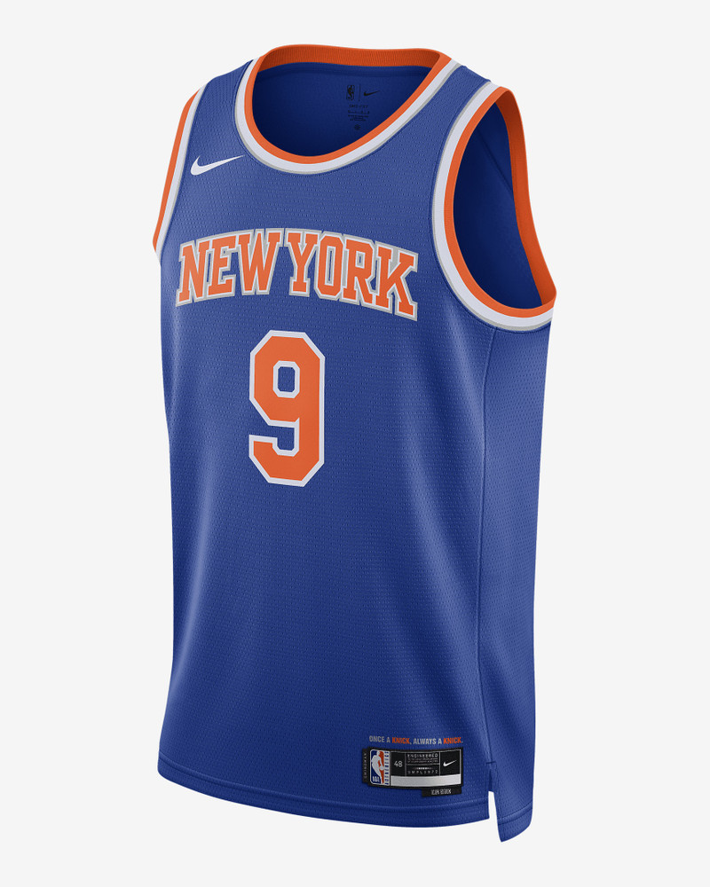 New York Knicks Icon Edition 2022/23 Nike Men's Dri-FIT NBA Swingman Jersey - 1