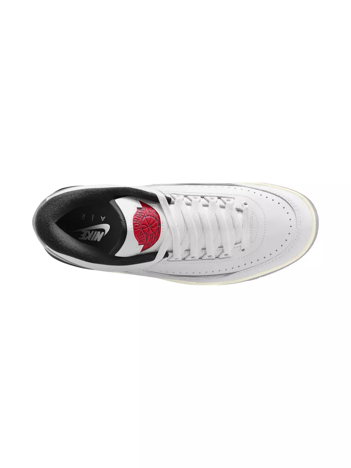 2/3 "White/Fire Red/Cement Grey/Sail" Men's Shoe - 3