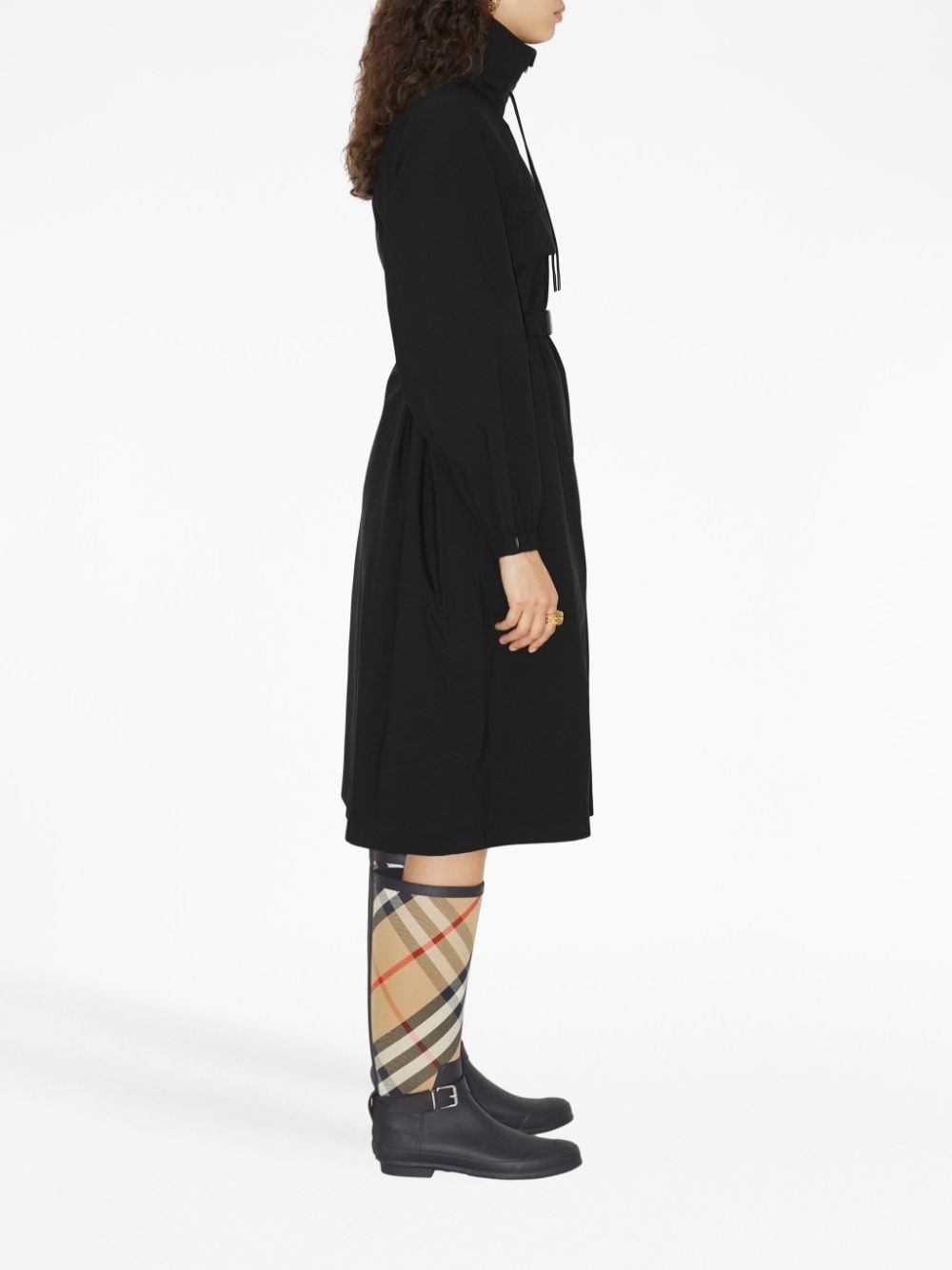 EKD-print belted parka - 3