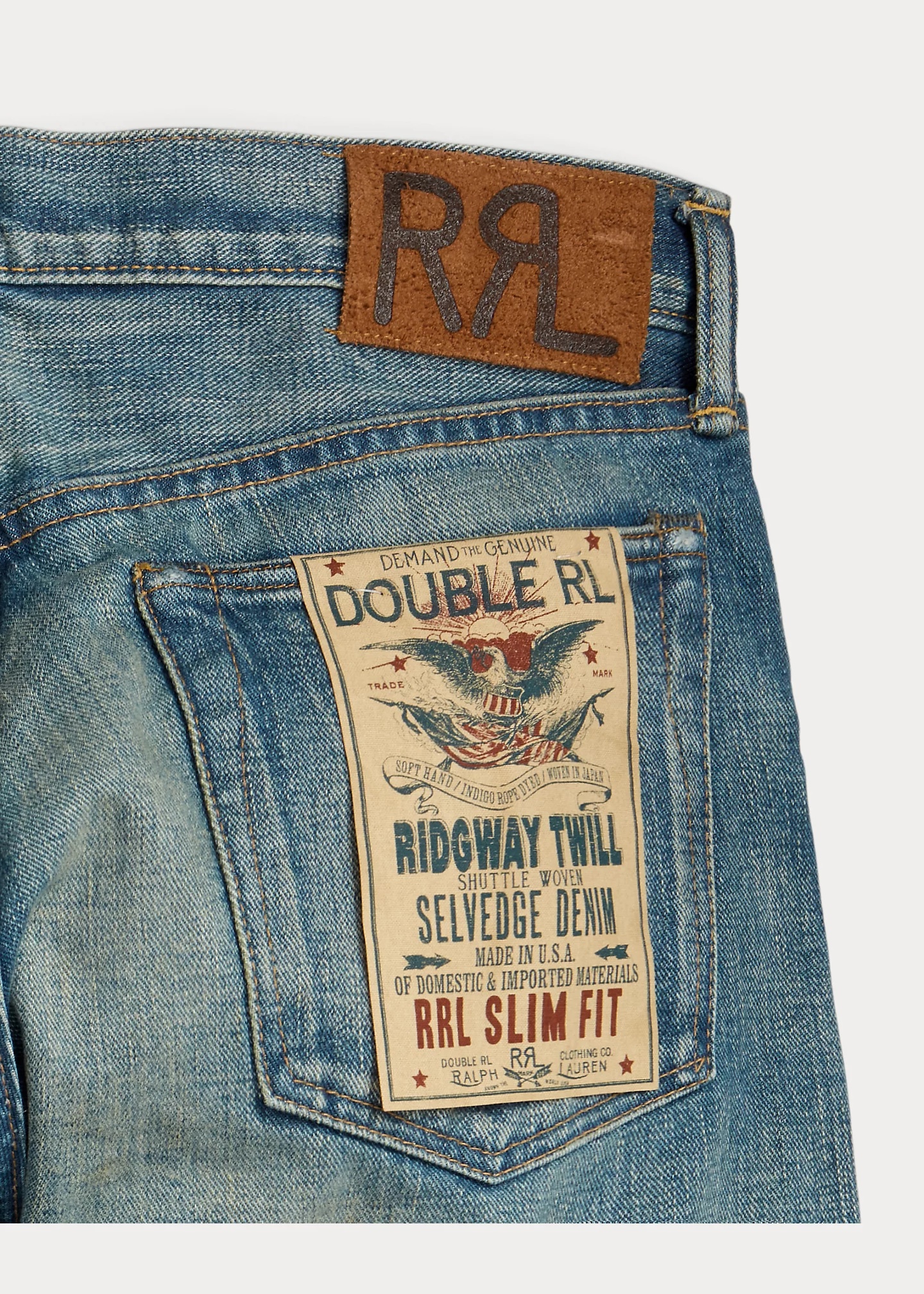 Slim Fit Ridgway Selvedge Jean - 5