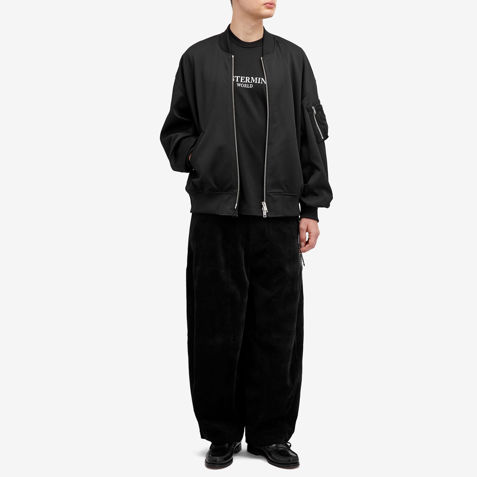 MASTERMIND WORLD Jersey Bomber Jacket - 4