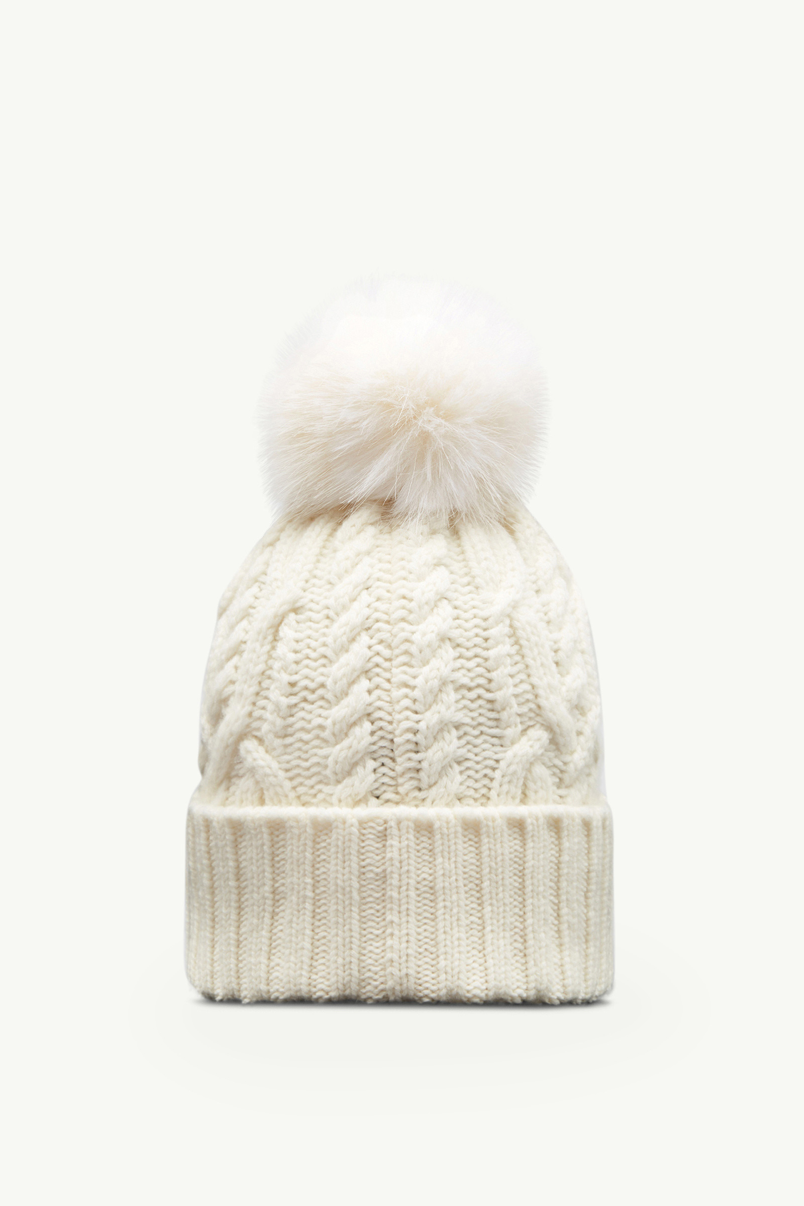 Cashmere Blend Beanie with Pom Pom - 4