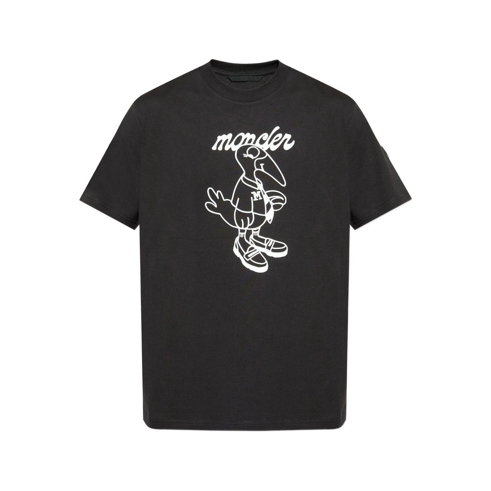 Moncler Black T-Shirts & Vests - T-Shirts Men - 1