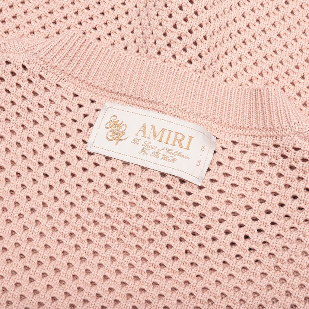 MA SWIRL CROCHET CREWNECK - BLUSH - 3