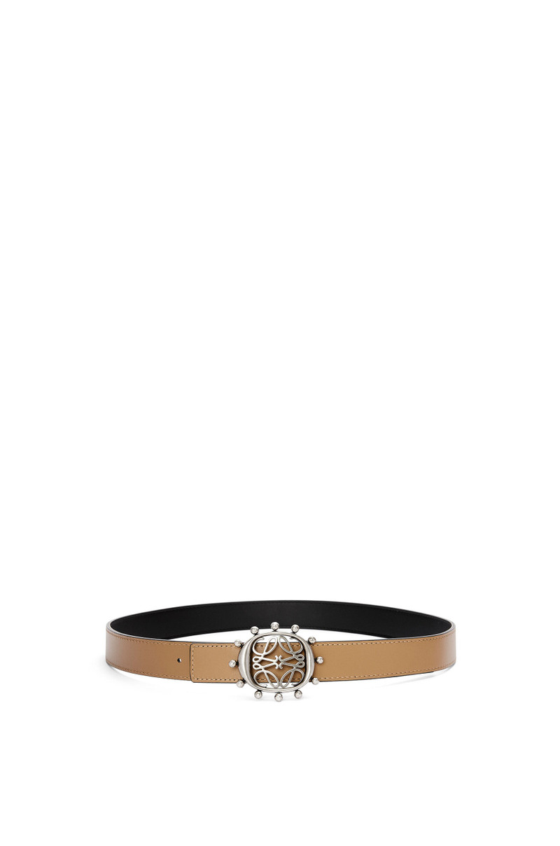 Loewe Reversible Anagram Ellipse belt in smooth calfskin outlook