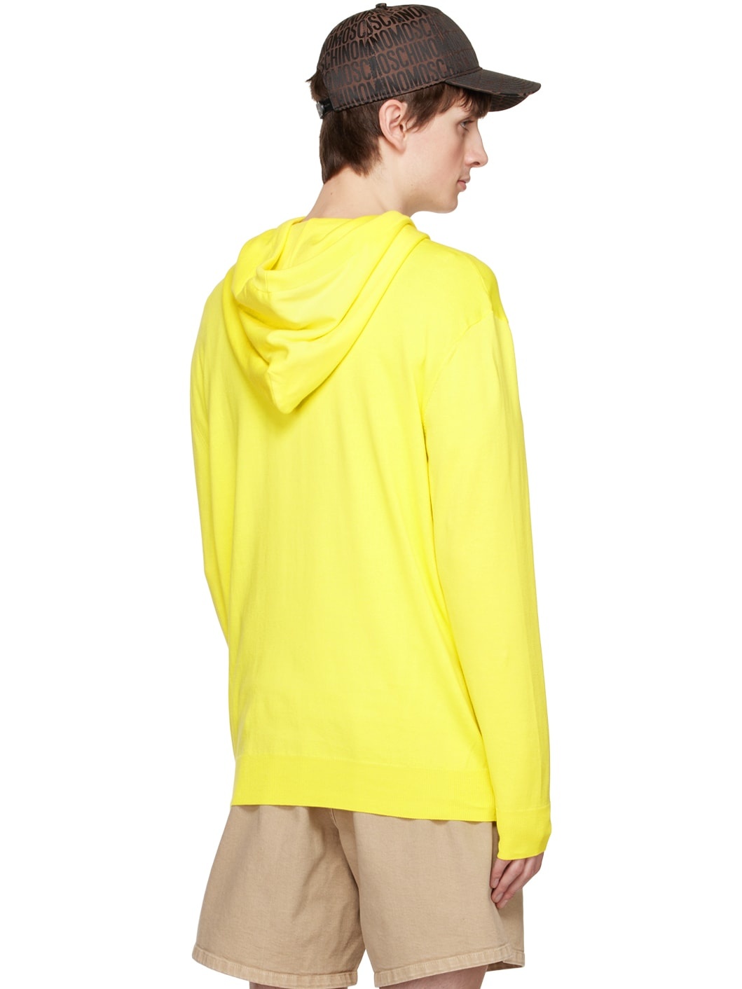 Yellow Double Smiley Hoodie - 3