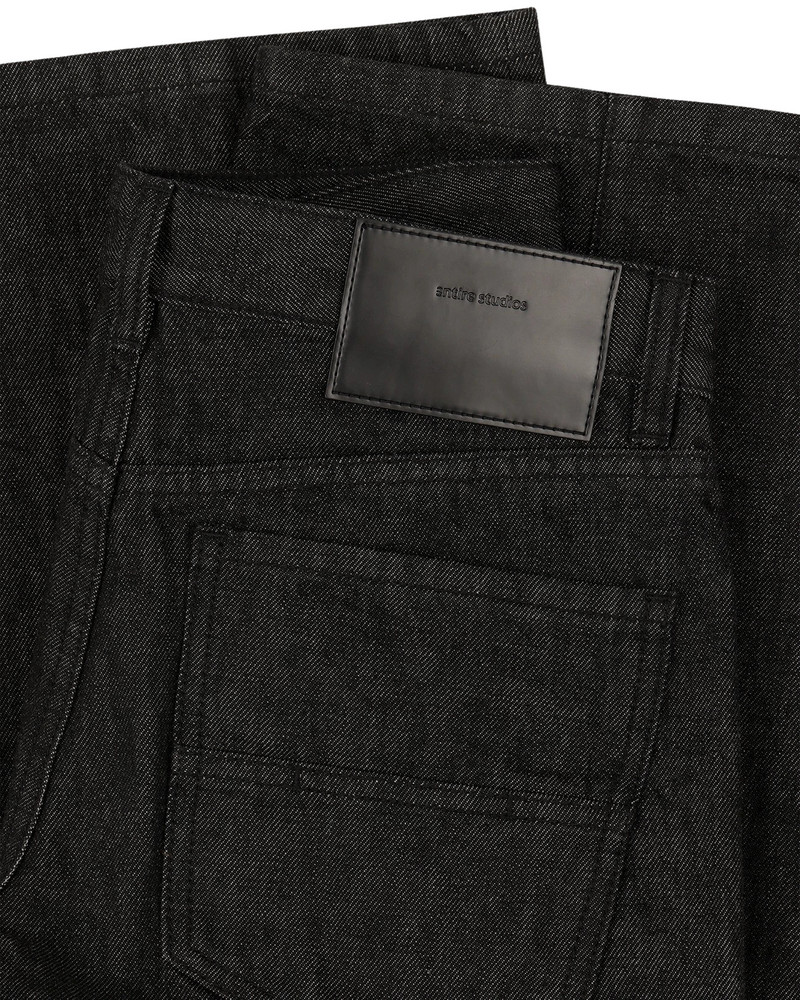 LEAN JEAN RAW BLACK 5