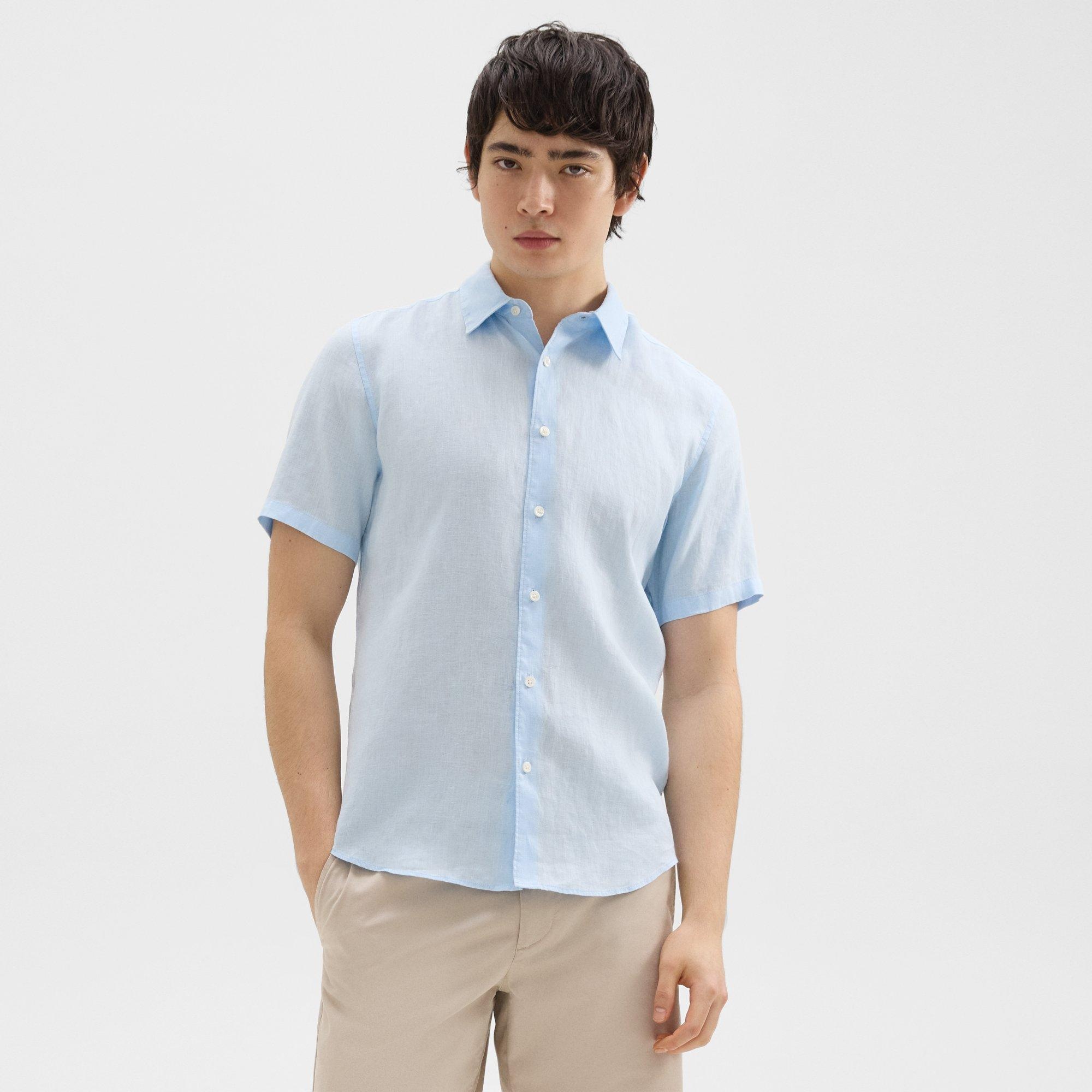 Irving Short-Sleeve Shirt in Relaxed Linen - 2