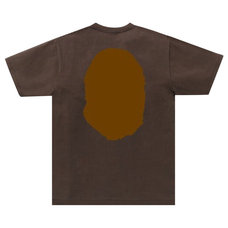 A BATHING APE® BAPE Big Ape Head Tee 'Brown' outlook