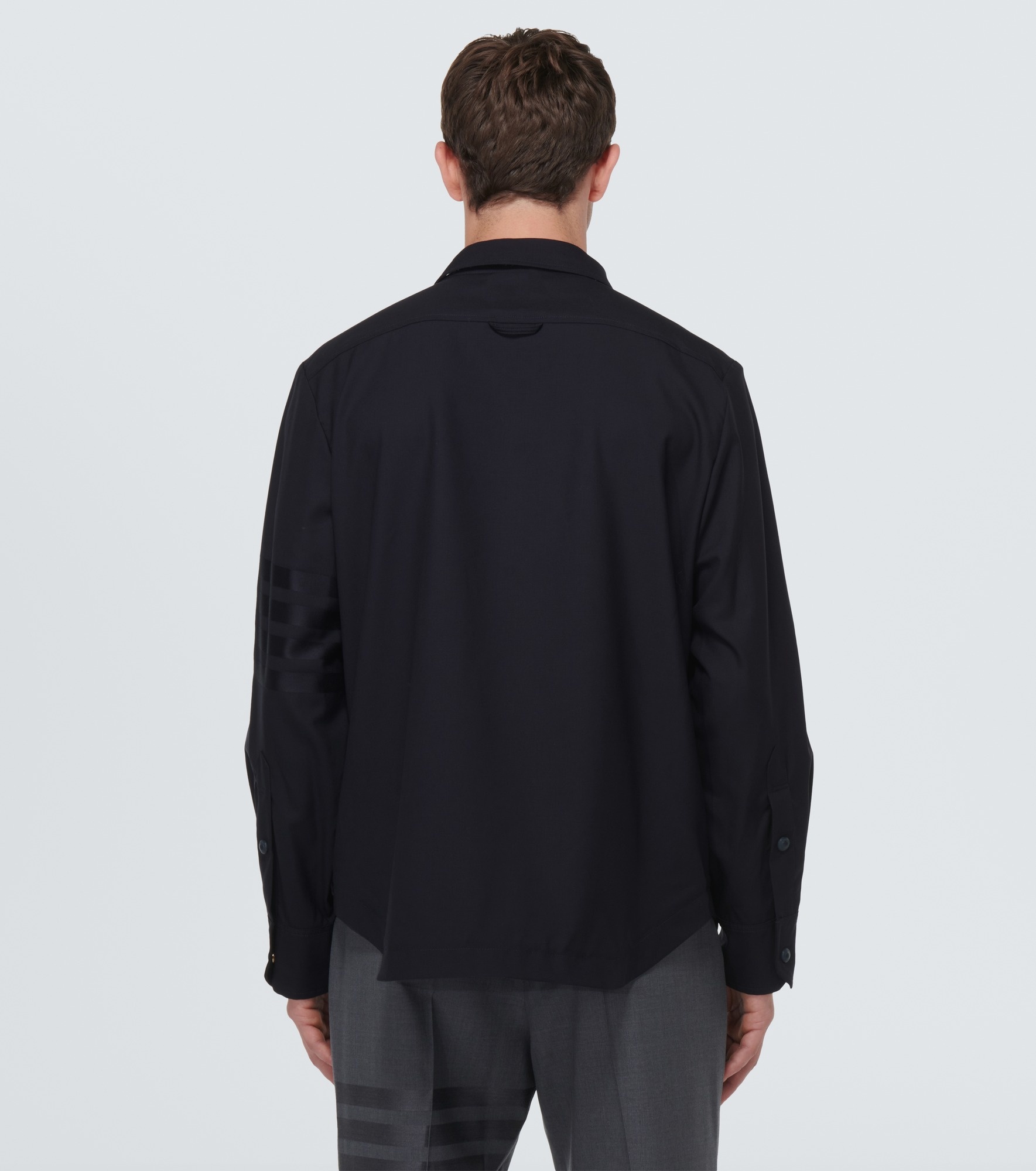 4-Bar wool shirt - 4