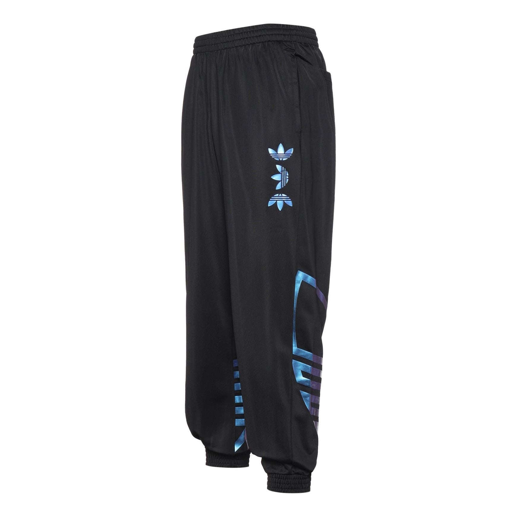 adidas originals Zeno Track Pants Logo Printing Sports Pants Black FS7331 - 1