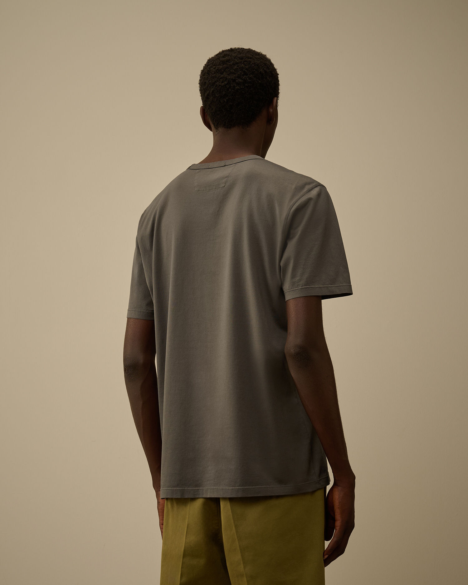 Mercerized 70/2 Jersey Gasato Short Sleeve Logo T-Shirt - 4