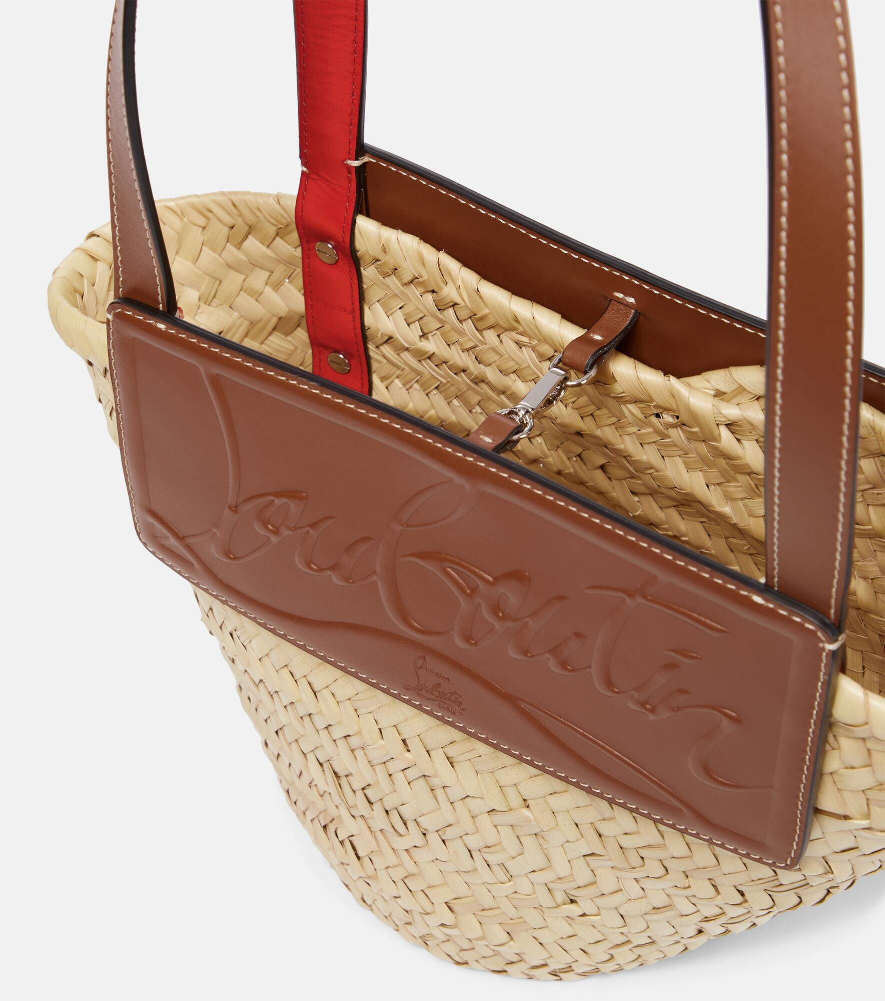 Loubishore Small raffia tote - 3