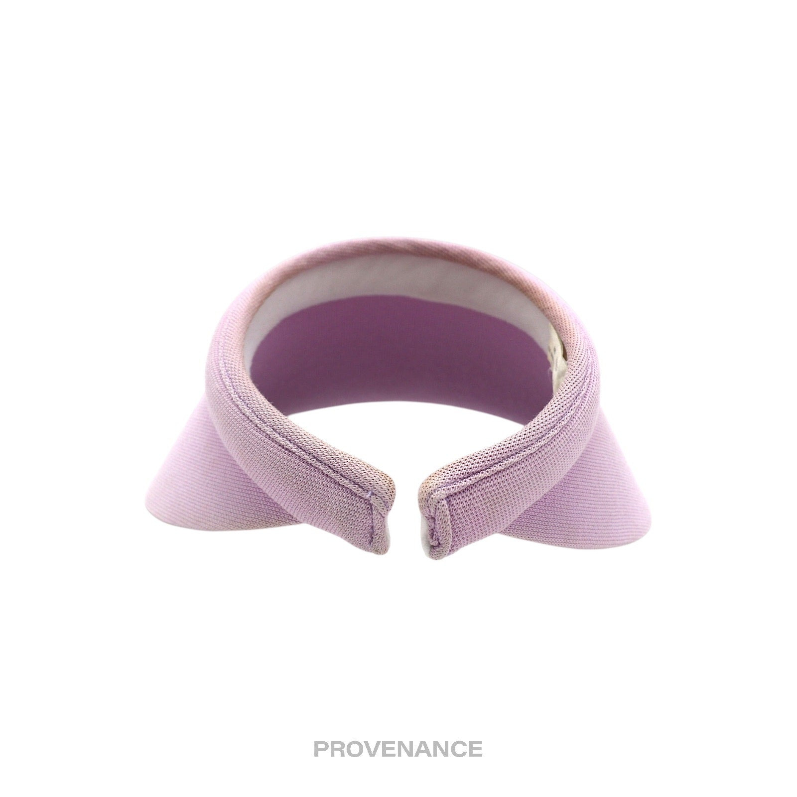 Balenciaga Logo Embroidered Visor - Lavender Geometric - 9