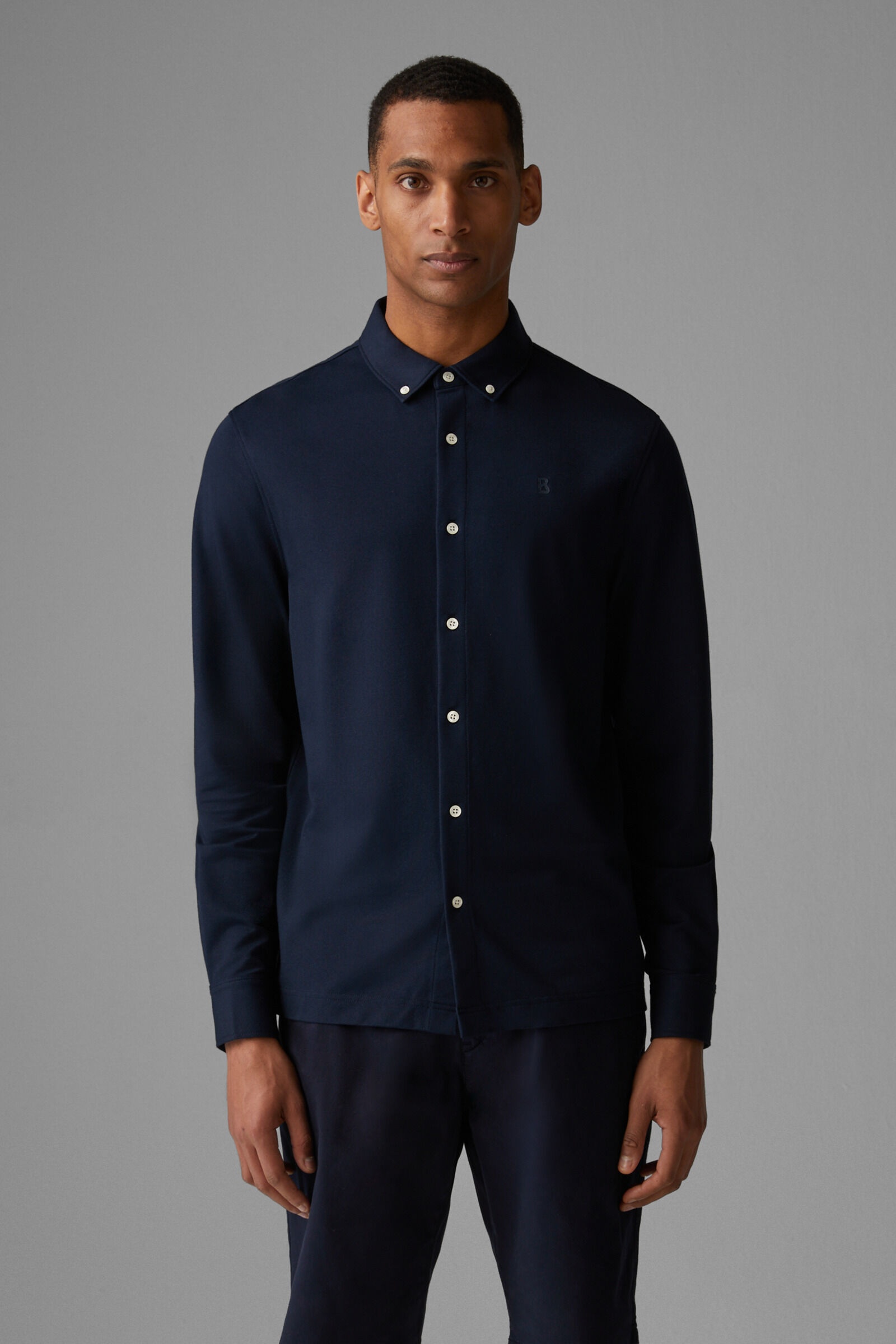 Franz Shirt in Navy blue - 2